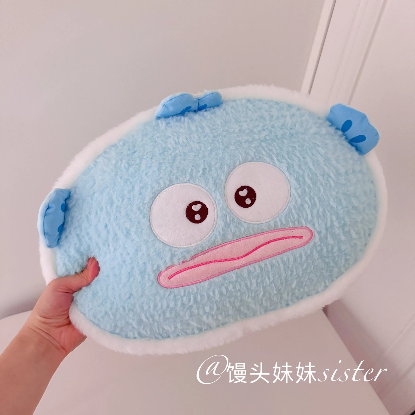 Sanrio Hello Kitty Plushies Doll Kuromi Cinnamoroll My Melody Throw Pillow Hangyodon Plush Toy Sofa Bed Back Cushion Xmas Gifts