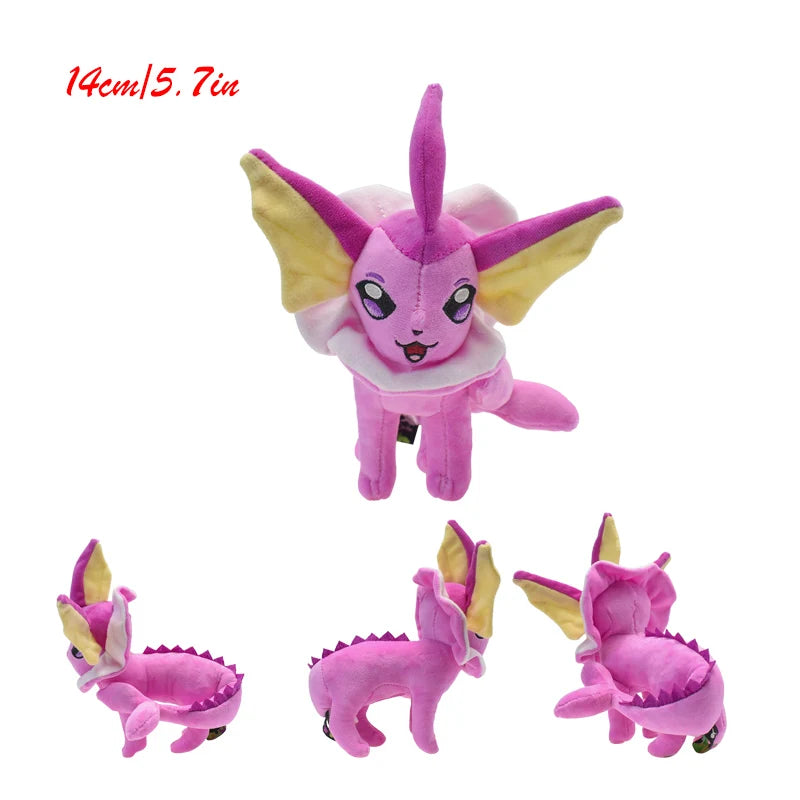 Pokemon Shiny Cubone Caterpie Butterfree Plush Toys Eevee Mew Umbreon Sthffed Espeon Vaporeon Ninetales Peluche Dolls Gifts Kids