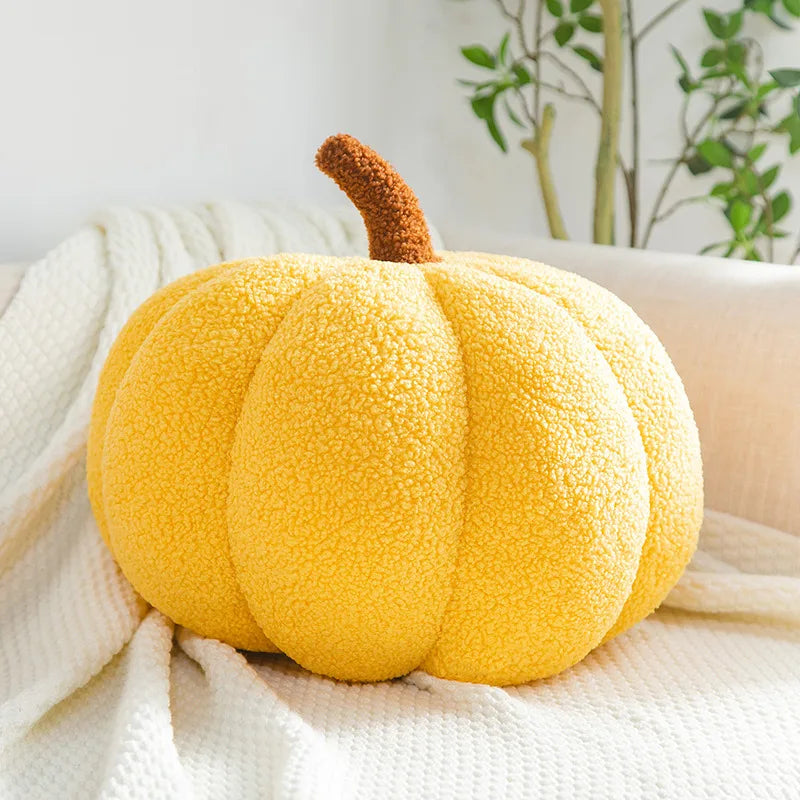 20cm Kawaii Nordic Halloween Pumpkin Plush Toy Plushie Soft Plant Stuffed Doll Holidays Props Decorative Throw Pillow for Kids