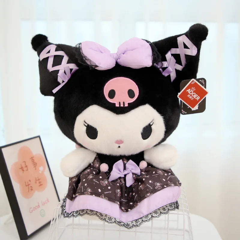 Sanrio Cute Party Hellokitty Kuromi Melody Cinnamoroll Plush Toys Festival Holiday Gift Homdecor Stuffed Dolls