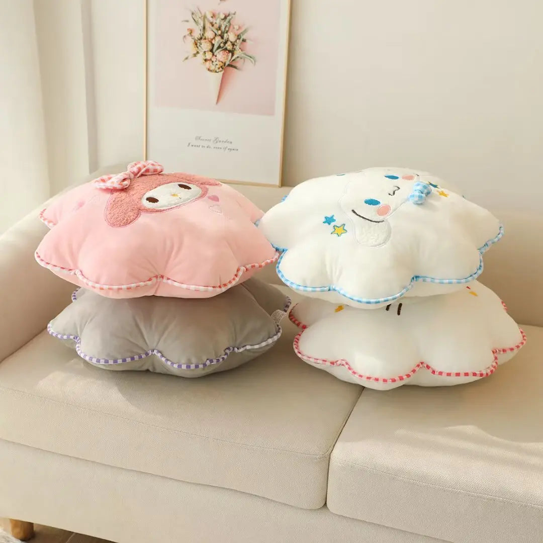 Sanrio My Melody Plush Cushion Cute Cartoon Anime Cinnamoroll Hello Kitty Stuffed Pillow Bithdays Gifts For Girl