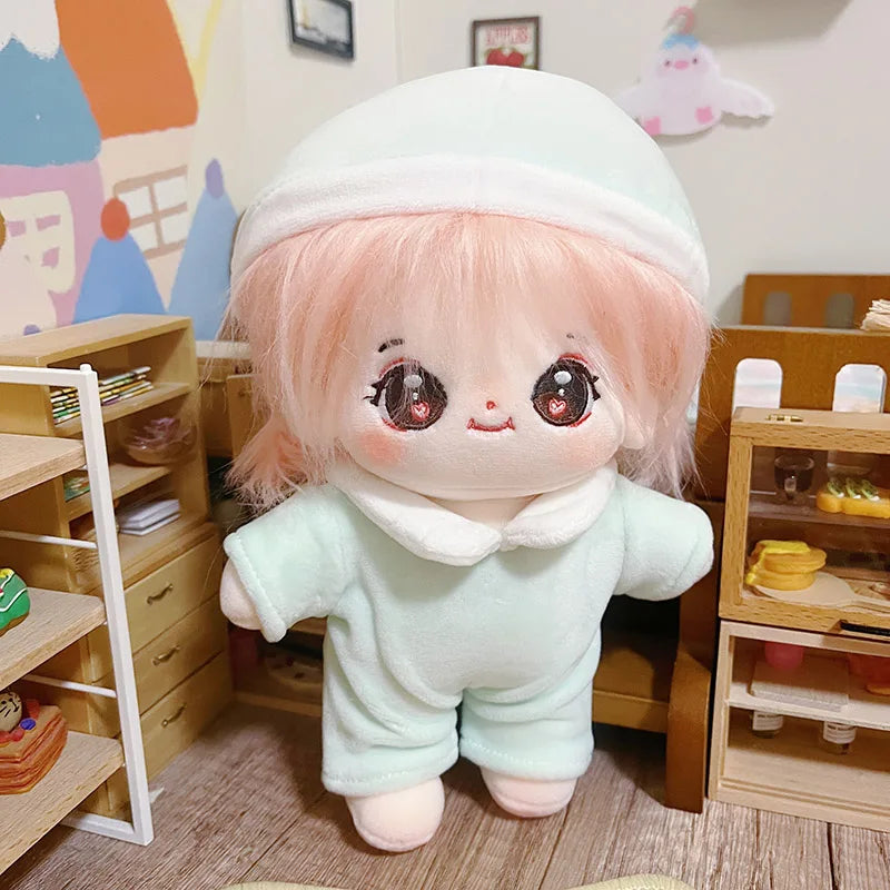 20cm IDol Doll Anime Plush Cotton Dolls with Clothes Cute Stuffed Star Figure Doll Toys Plushies Toys Fans Collection Gifts