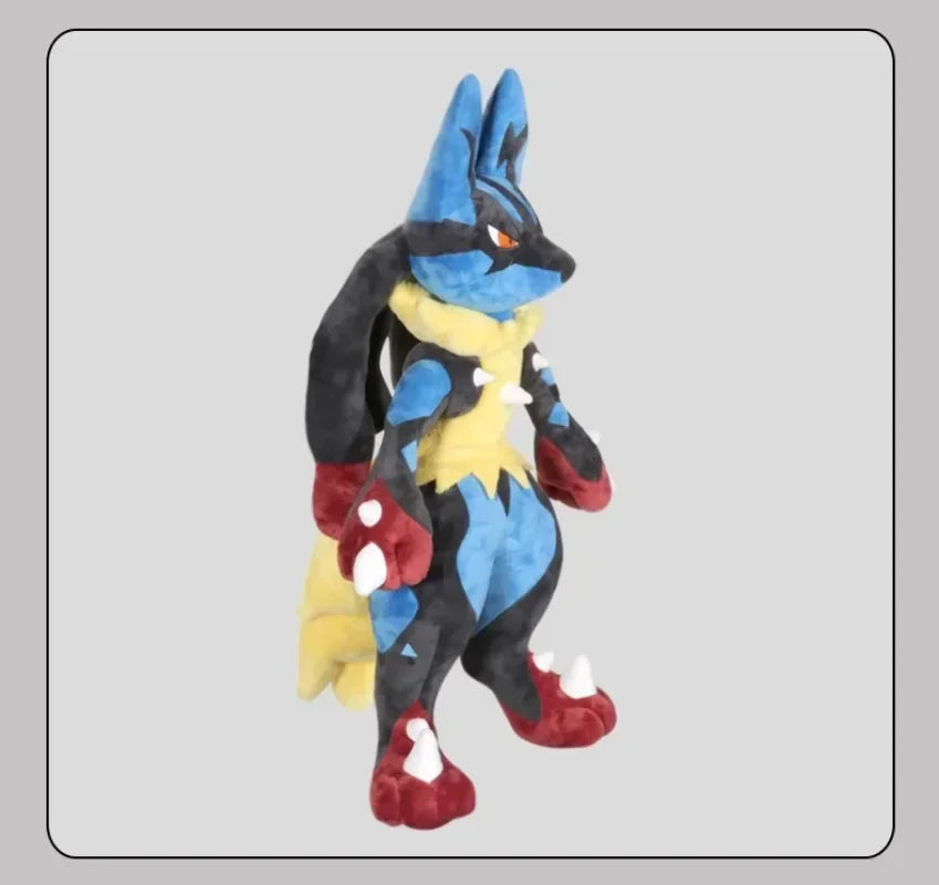 130/70cm Pokemon Lucario Plush Toys Anime Doll Cute Ornament Pokémon Collection Stuffed Plushie Pillow Children Xmas Gift Toy