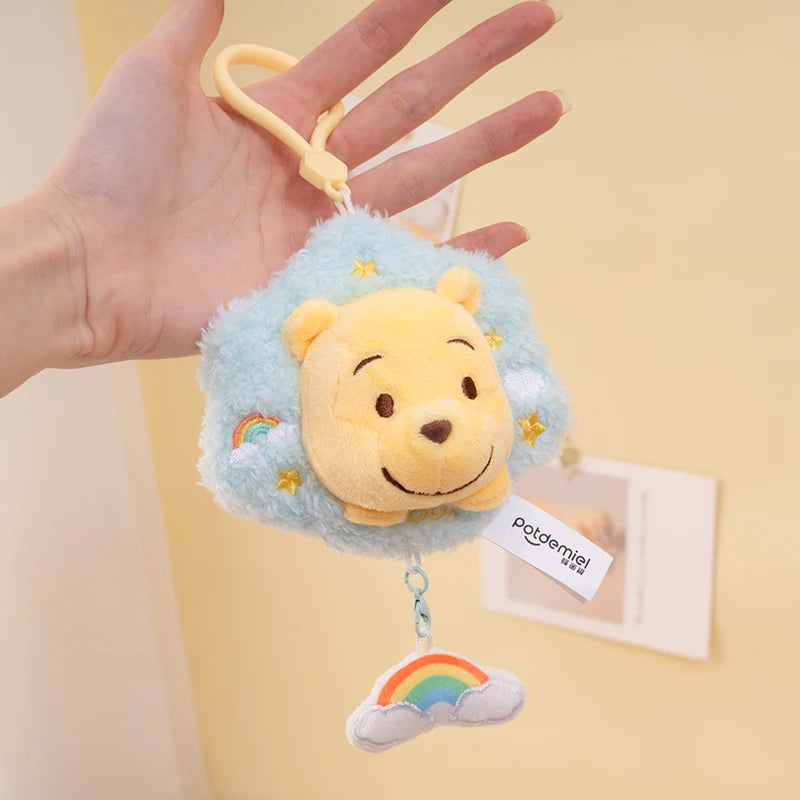 Disney Winnie the Pooh piglet Plush Toy Anime Cartoon & Cute Doll keyring Children's Toy Backpack Pendant Birthday Present