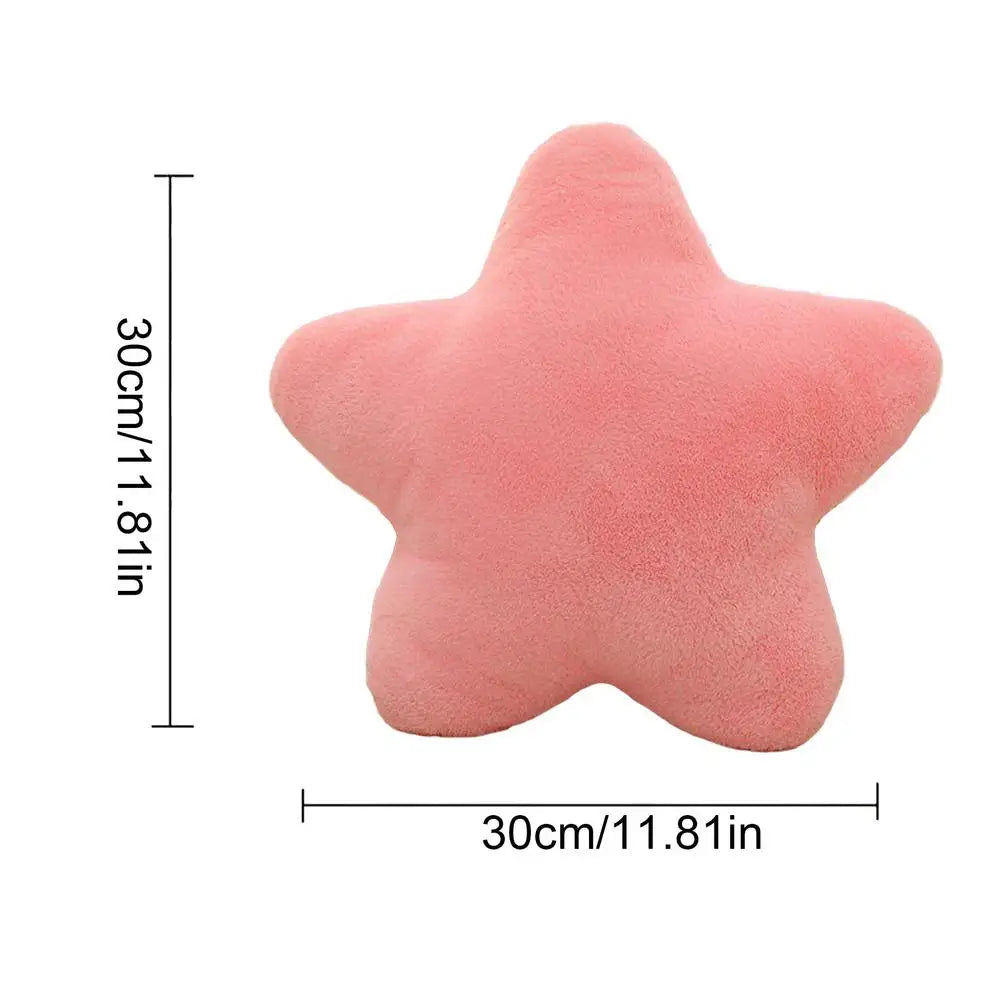 Yellow Star Throw Pillow Cuddly Stuffed Star Shape Sofa Cushion Cute Toy For Kids Stuffed Plush Toy For Bed Couch Sofa Chair