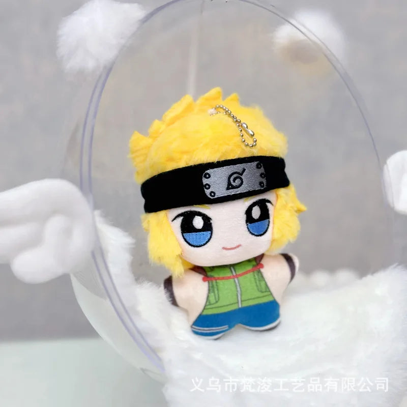 Naruto Plush Doll Uzumaki Naruto Car Keychain Namikaze Minato Children's School Bag Pendant Anime Peripheral Holiday Gift