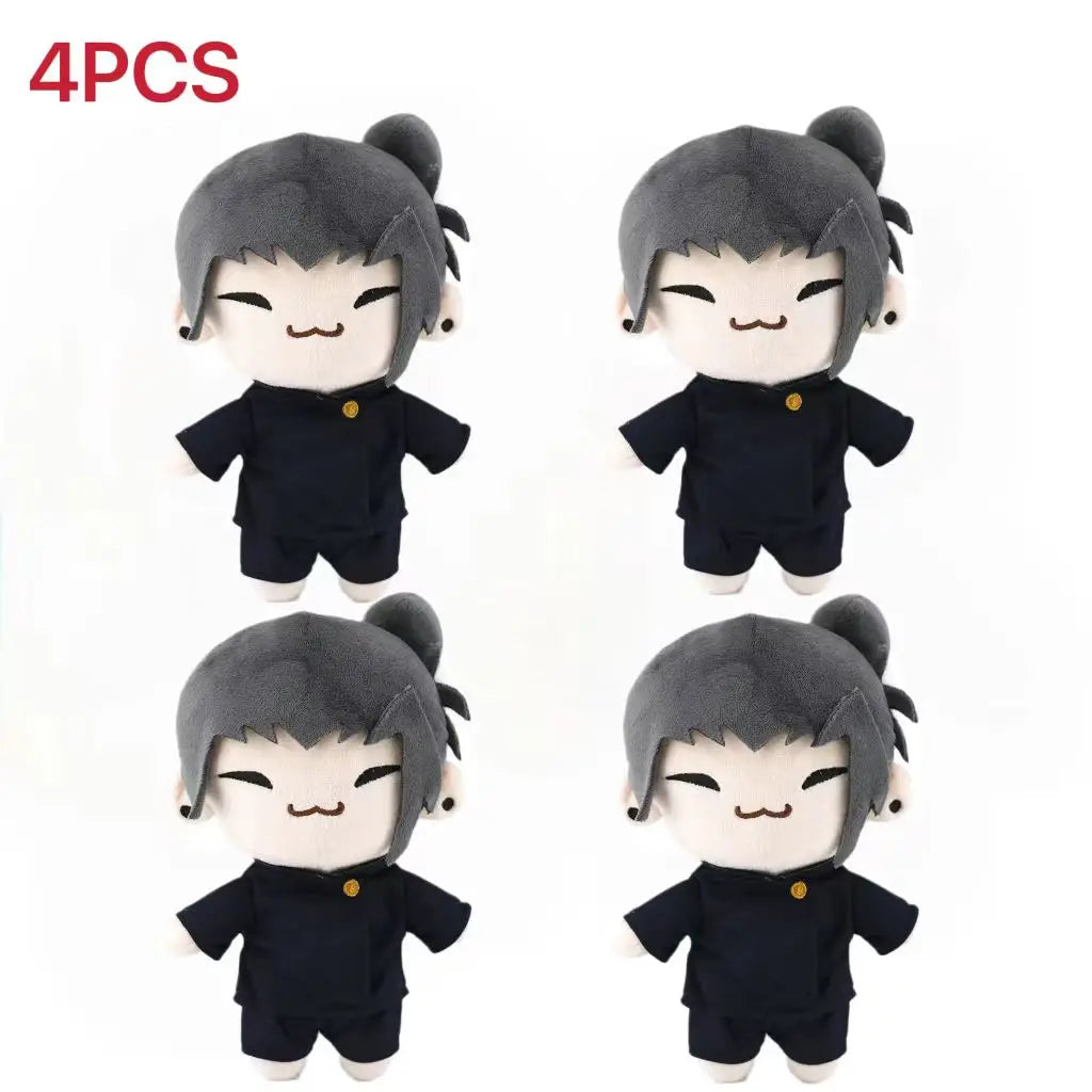 New hot 21cm 1/6PCS Anime Jujutsu Kaisen Satoru Gojo Geto Suguru Q Version Action Figures Plush Doll Toy Sofa decoration Gifts