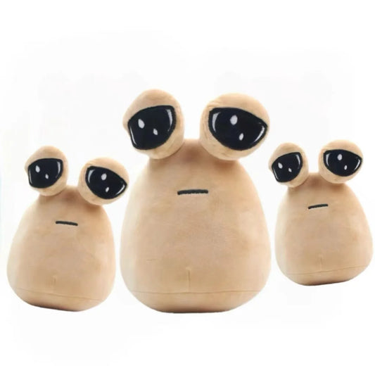 NEW 21cm My Pet Alien Pou Toy Kawaii Alien Doll Toys Animal Pou Doll Room Decor for Kids Birthday Gift Charm Festival Present