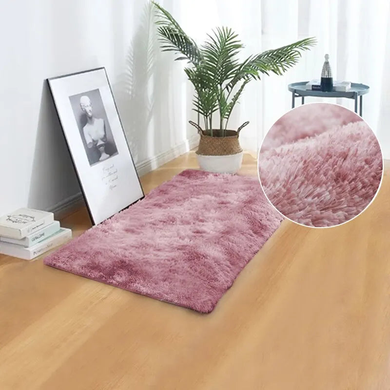 Thickened Household Floor Carpets Window Bedside Home Decor Rugs Soft Velvet Mat Thick Carpet for Living Room Plush Rug