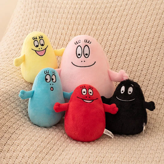 Kawaii Family Barbapapa Plush Toy Stuffed Cartoon Anime Doll Baby Kids Comfort Soft Gift Decor For Children Infant Birthday Gift