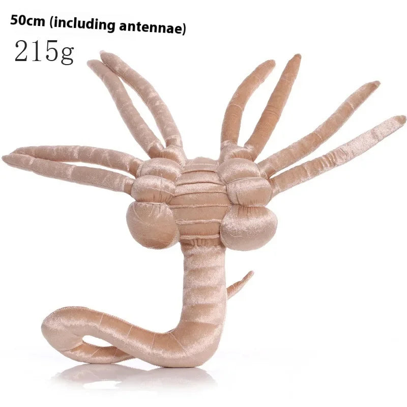 New Alien Xenomorph Plush Toy Cartoon Soft 50cm Facehugger Stuffed Doll Toy 115cm Chestburster Plushie Halloween Gift Decor Gift