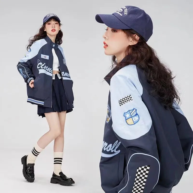 Sanrio Y2K Cinnamoroll Racer Jacket - Plushy Mart