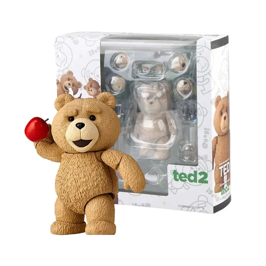 Ted 2 Figure Bjd Ted Teddy Bear Action Figure Amazing Yamaguchi Revoltech No.006 Teddy Brick Figure Gk Movie Model Doll Toy Gift