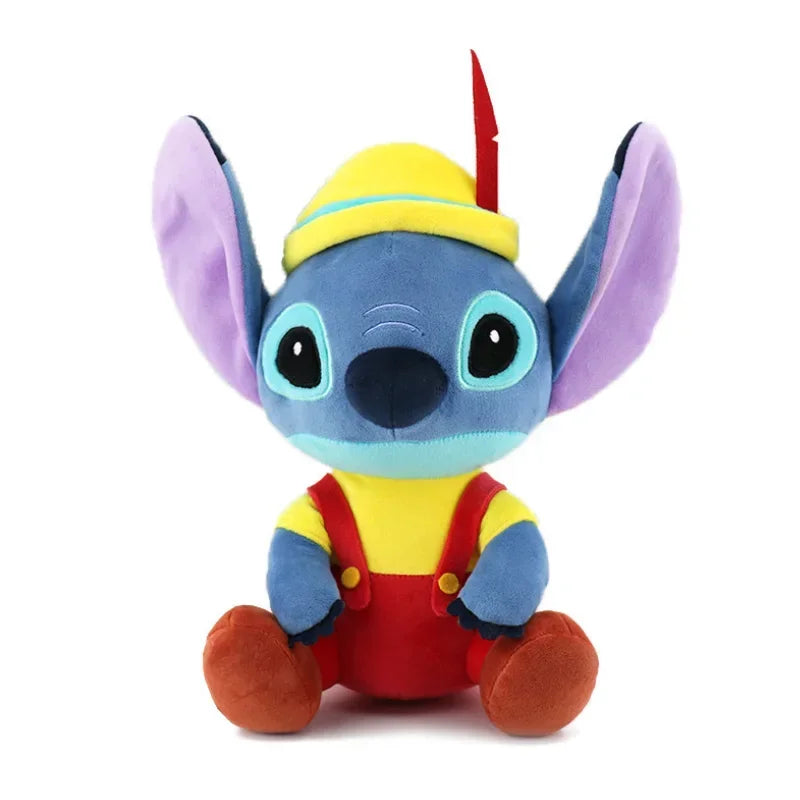 25cm Disney Plush Toy Disney Stitch Original Anime Figures Lilo & Stitch Cute Stuffed Toys Movie Peripherals Soft Ornaments Gift