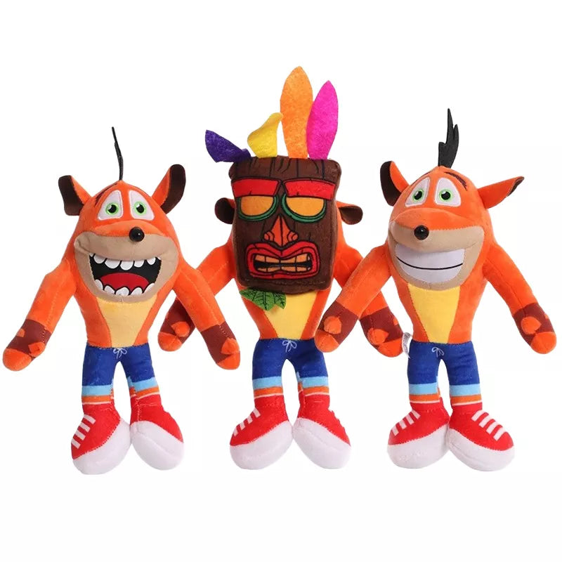 26cm Crash Bandicoot Plush Stuffed Toys - Plushy Mart