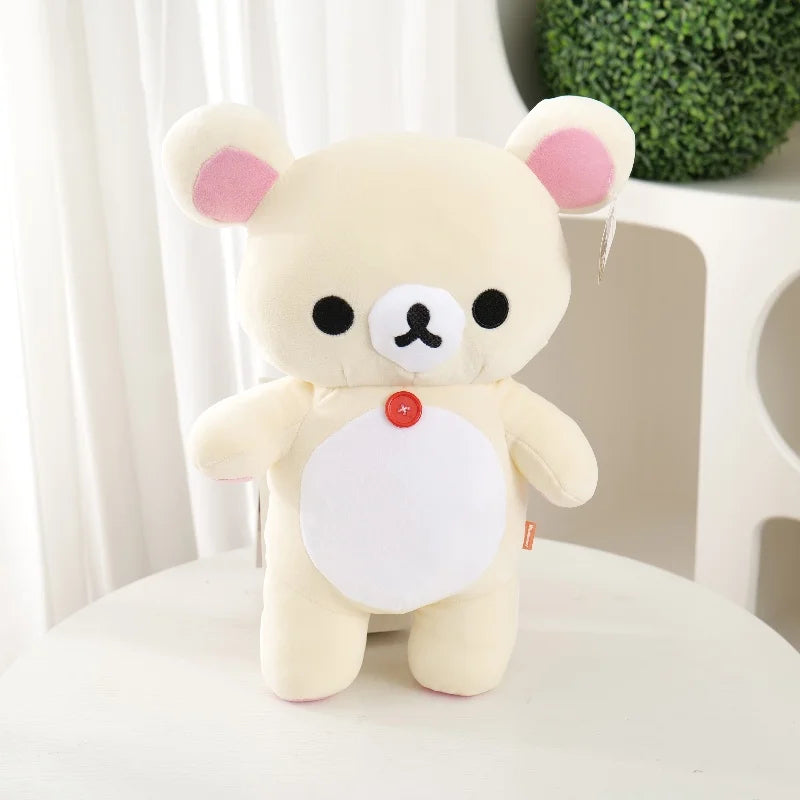 48cm Rilakkuma Plush Teddy Bear Plushies Lovely Animal Kuma Stuffed Doll Kawaii Room Deocr Toys Hobbies Festival Gift for Kids