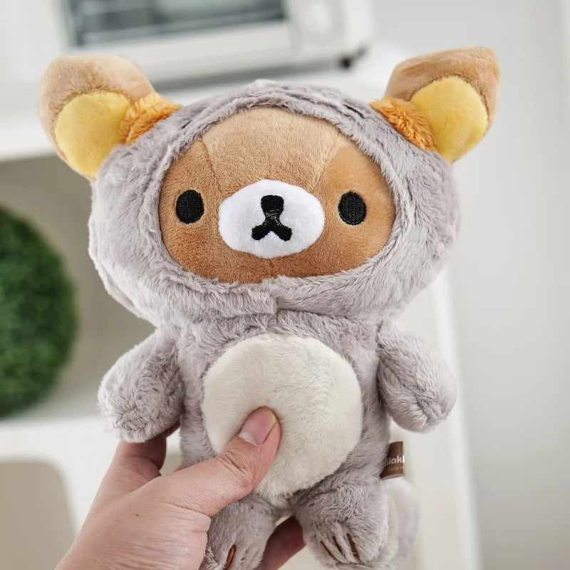 Anime Rilakkuma Cartoon Plush Doll Soft bear Toys Kawaii Room Decor Teddy Bear Plushies Cute Couple Bear Xmas Gifts For Girls