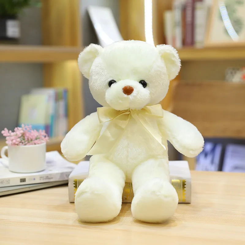 Cute Teddy Bear Plush Soft Stuffed Bear Animal Toy Plushie Kawaii Cat Baby Sleeping Toys Home Decor For Kids Girl Gifts