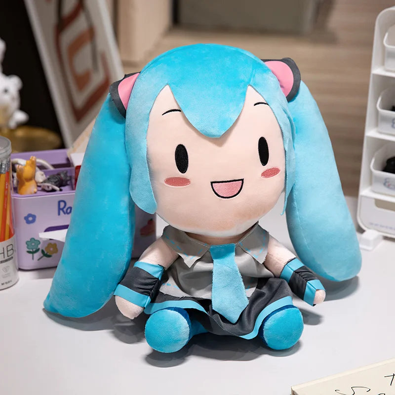 Classics Anime Original Miku Fufu Plush Toys Preciality Collection SEGA Hatsune Miku Spring Onion stuffed dolls Toys Girl Gift