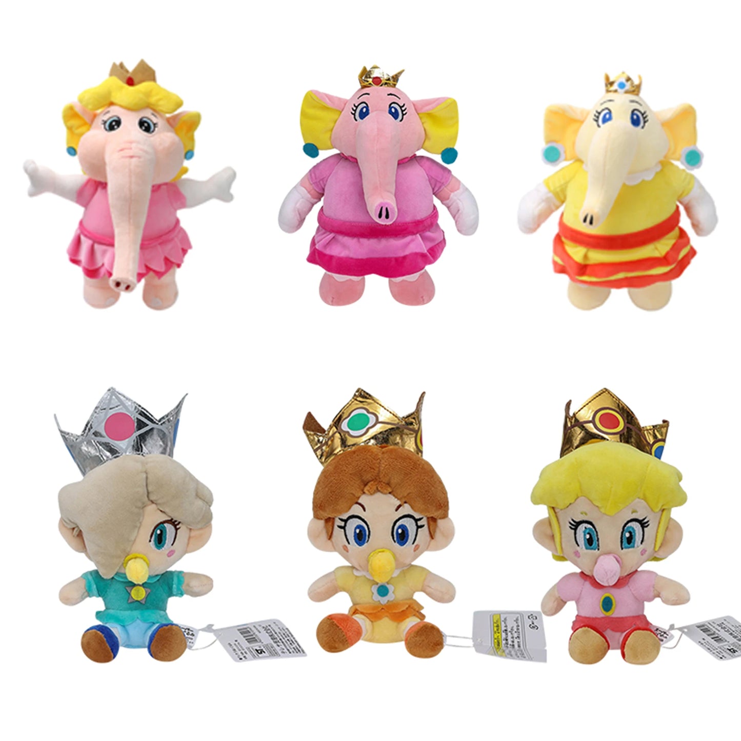 2024 New Princess Peach Daisy Toadette Rosalina Pauline Baby Princess Toys Mario Plush Stuffed Doll Birthday Christmas Gifts