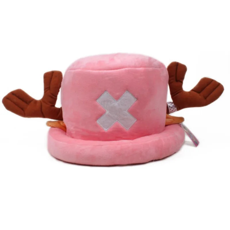 Anime Kawaii Hats Plush Toys Cosplay Chopper Cotton Hat Warm Winter Cap Cos Props Adult Unisex Gifts Fashion Accessories