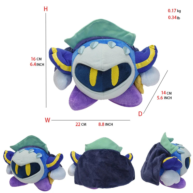 Kirby King Dedede Waddle Dee Meta Knight Elfilin Plush Toy Kawaii Cartoon Peluche Doll for Kids Birthday Christmas Gift