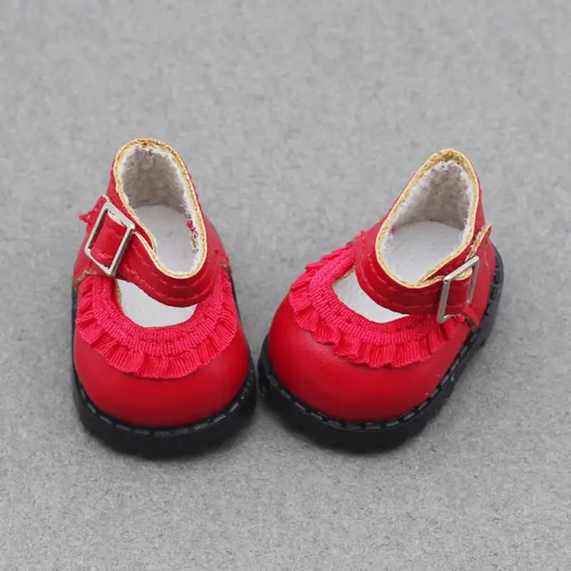 For LABUBU V1 V2 Leather Shoes Suitable for 17cm Cotton Dolls Shoes Boots Toys Casual Sports Shoes Dolls Accessories