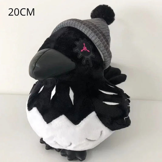 Uzi Crow Plush Toys Murder Drones Cute Soft Stuffed Animal Game Killer Uzi Raven Pillow Dolls For Kid Birthday Xmas Gift