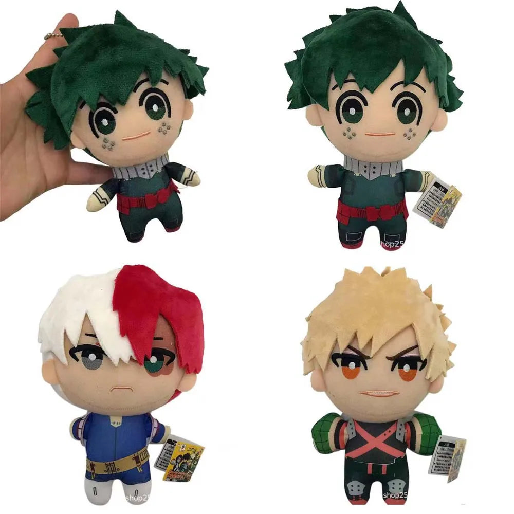 Anime My Hero Academia Plush Toys Cartoon Izuku Midoriya Katsuki Bakugou Shouto Todoroki Stuffed Dolls Kids Gifts