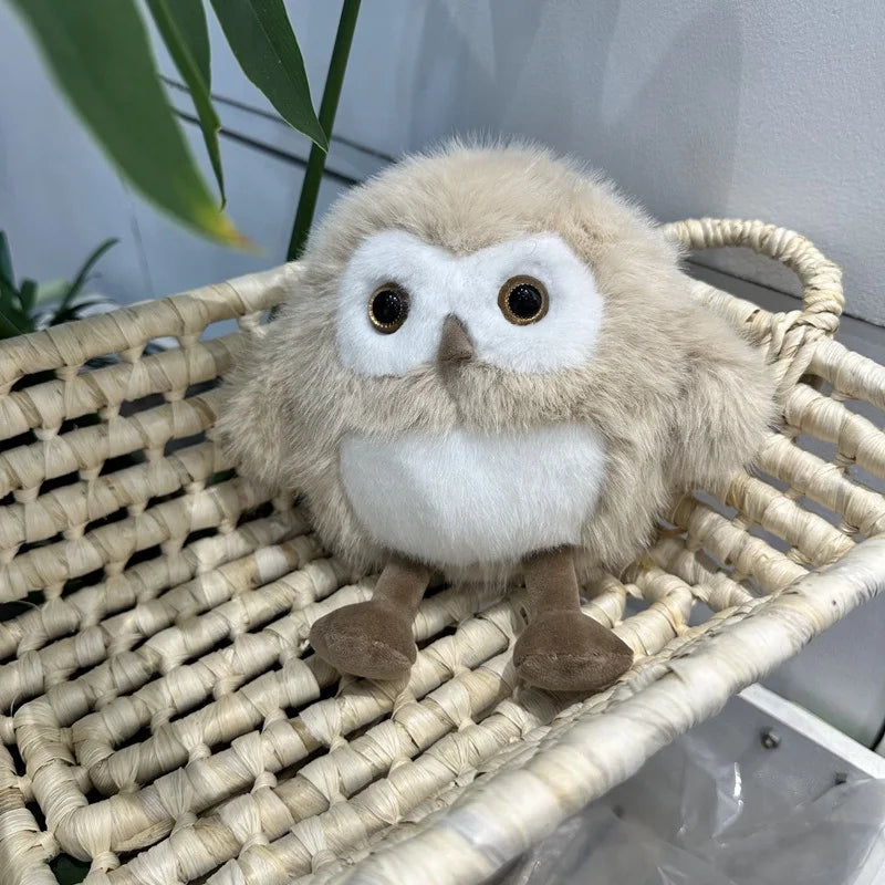 Cartoon Simulation Fluffy Owl Doll Cute Owl Bird Doll Plush Toy Boys And Girls Children Gift Home Decoration