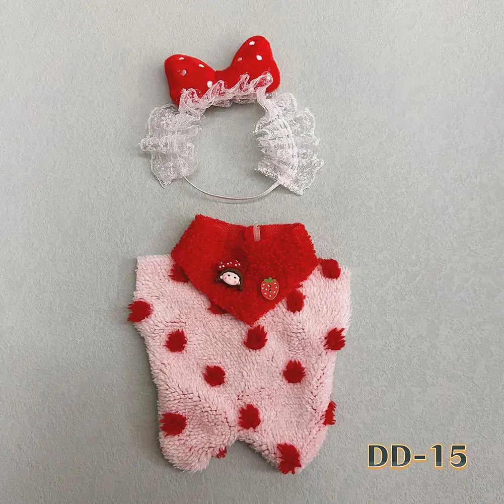 For Nommi /20 cm Cotton Doll Clothing Set Clothing Toy Accessories Clothing Toy Accessories for doll cloth decoration