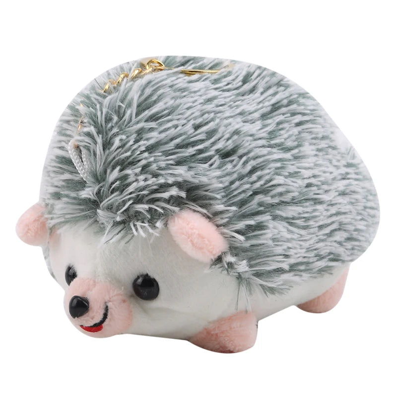 Cute Hedgehog Doll Keys Keychain Girls Cartoon Car Keyring Kawaii Women Bag Accessories Creative Cartoon Plush Doll Keychain