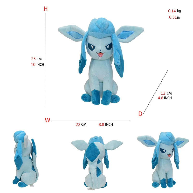 Big Size Pokemon Plush Toys Eevee Umbreon Cartoon Figure Peluche Dolls KJolteon Vaporeon Sylveon Anime Stuffed Dolls Gifts