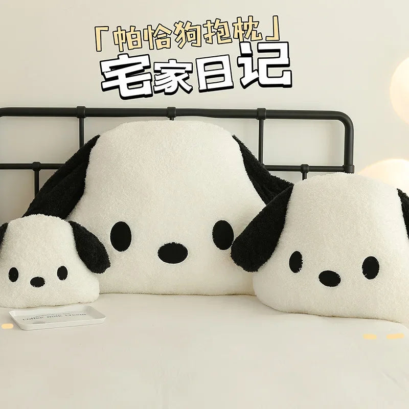 Sanrio Pochacco Plush Doll Cartoon Large Wagging Pacha Dog Girl Plush Dog Utility Live Streaming Erha Short Plush Animal Pillow