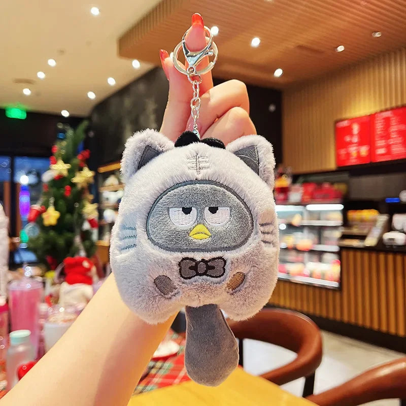 Sanrio Plush Hello Kitty Keychain Melody Small Pendant Doll School Bag Pendant Doll Mini Anime Peripheral