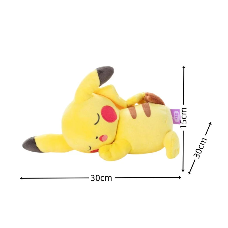 Pokemon Pikachu Sleeping Series Plush Sprigatito Pachirisu Stuffed Doll Charizard Gengar Peluche Anime Toys Hobbies Xmas Gifts