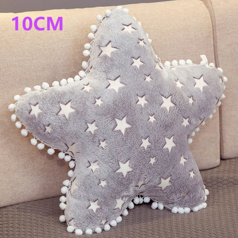 INS Plush Sky Series Luminous Cloud Moon Star Pillow Soft Cushion Kawaii Stuffed Plush Toys For Children Baby Kids Toy Girl Gift