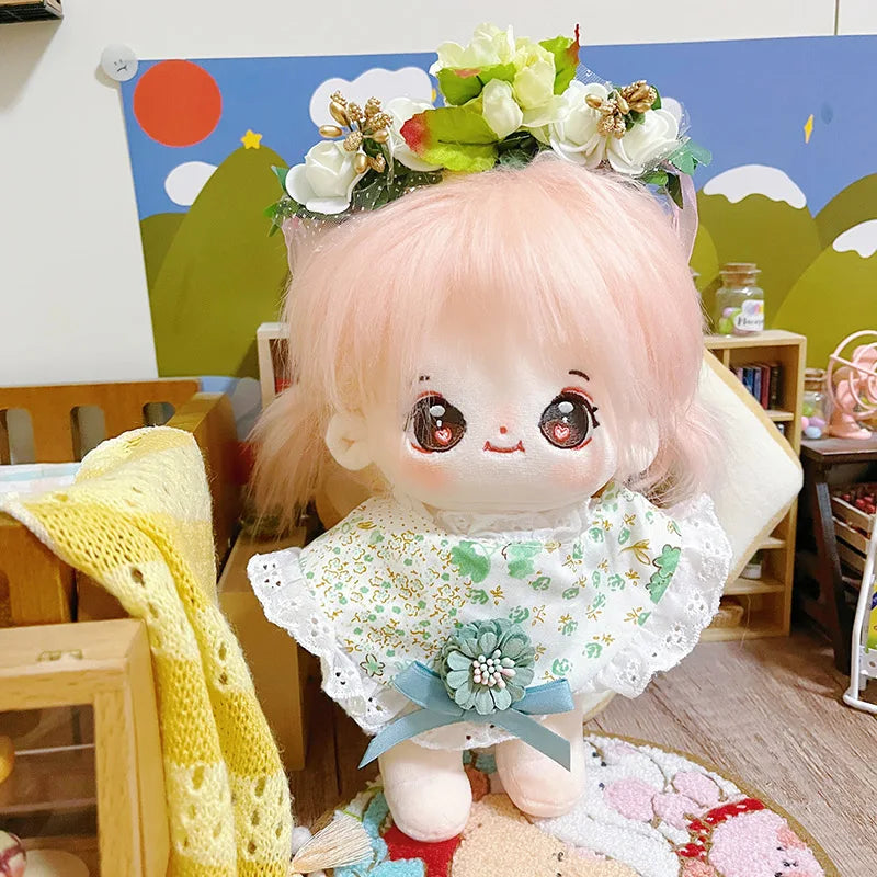 20cm IDol Doll Anime Plush Cotton Dolls with Clothes Cute Stuffed Star Figure Doll Toys Plushies Toys Fans Collection Gifts