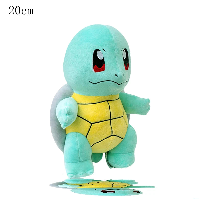 20cm Pokemon Stuffed Ball Toy Chikorita Pikachu Psyduck Mr. Mime Squirtle Wartortle Cyndaquil Plush Soft Doll Gifts for Children