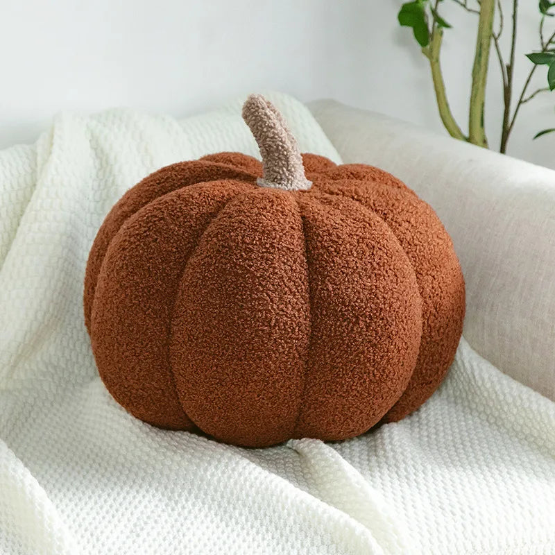 20cm Kawaii Nordic Halloween Pumpkin Plush Toy Plushie Soft Plant Stuffed Doll Holidays Props Decorative Throw Pillow for Kids