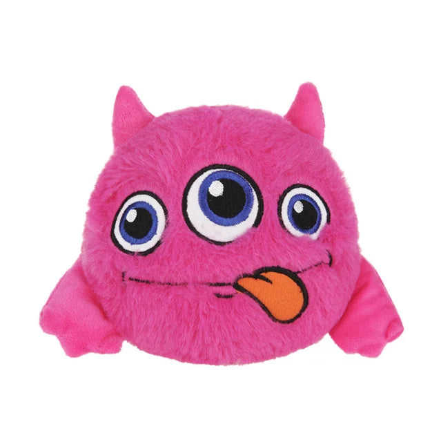 Interactive Dog Toys Bouncing Giggle Shaking Ball Dog Plush Toy Electronic Vibrating Automatic Moving Sounds Monster Puppy Toys