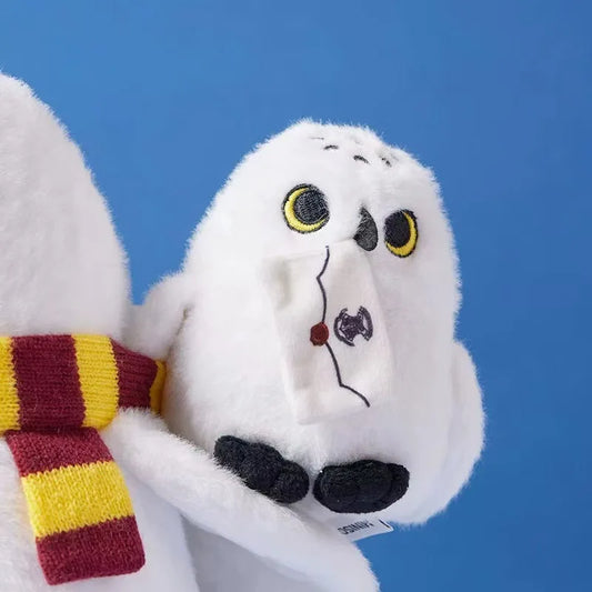 Cartoon Hedwig Owl Plush Toys Soft Stuffed Animals Plushie Toys Shoulder Decor Fun Toy Boys Girls Birthday Gifts