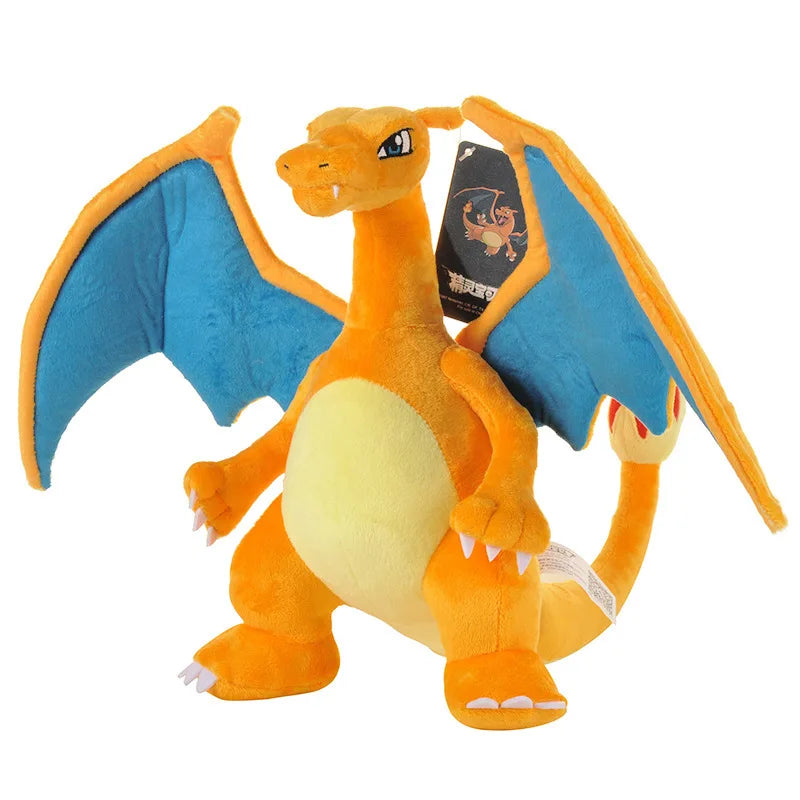 Shiny Charizard Plush Toy Stuffed Animal,Game for Collectible Soft Cartoon Plushies for Gift Cute Cartoon Character 12 Inch