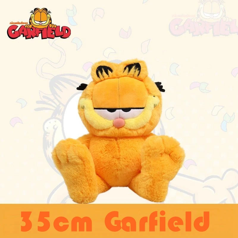 New GARFIELD Original Plush Doll Odie Peluche Toy Cartoon Cat Plushie Keychain Collectible Christmas Stuffed Shoulder Bag Gift