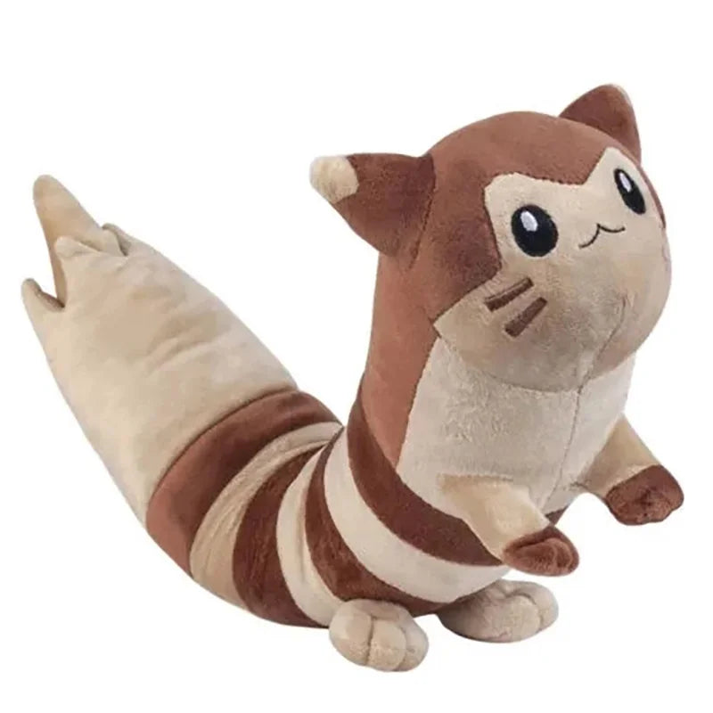 Pokemon Sleepy Furret Plush Pink Sentret Stuffed Doll Kawaii Anime Room Decor Office Nap Pillow Toys Hobbies Gifts Xmas Present