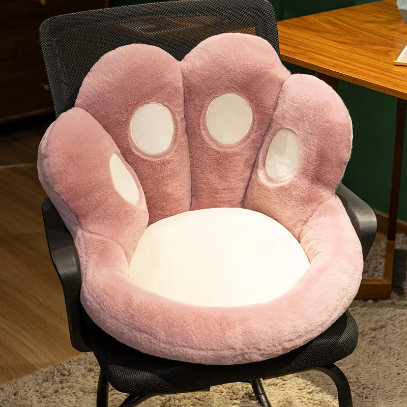 45/55cm Soft Paw Pillow Animal Seat Cushion Stuffed Plush Sofa Indoor Floor Home Chair Decor Winter Children Girls Gift