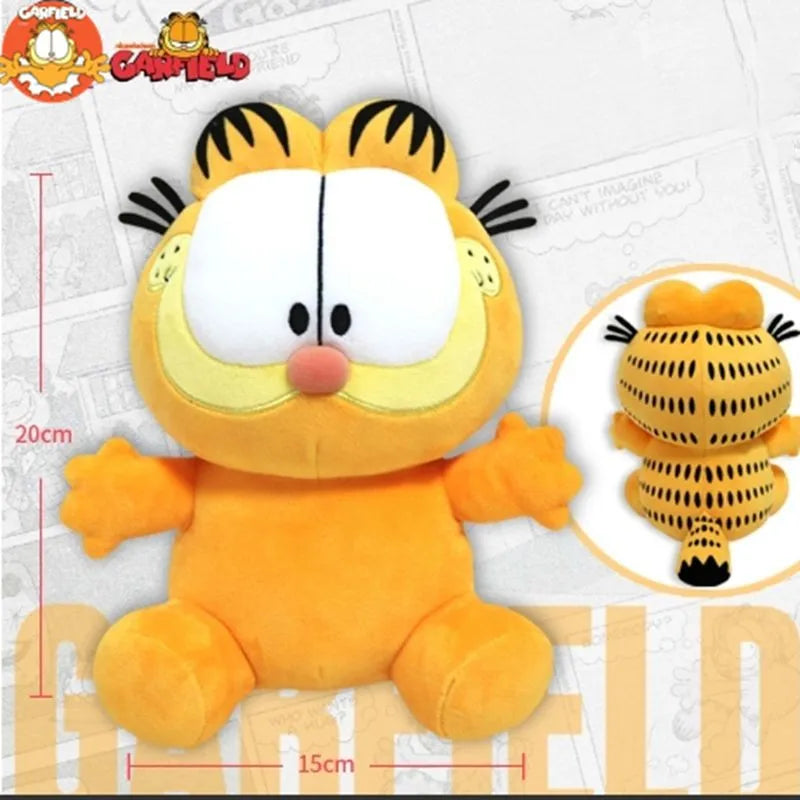 8 Styles GARFIELD Original Cute Plush Toy Soft Cat Stuffed Doll Cartoon Plushie Keychain Pendant for Boys Girls Birthday Gift