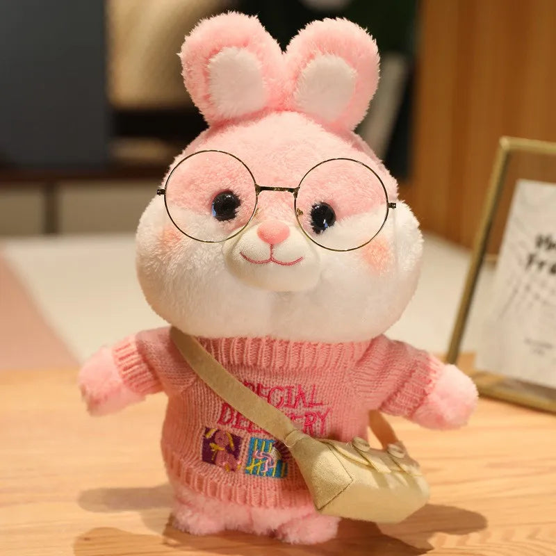 30cm New Cartoon Cute Rabbit Cosplay Dress Up Plush Toys Stuffed Lovely Bunny Dolls Soft Animals for Kids Girls Birthday Gift