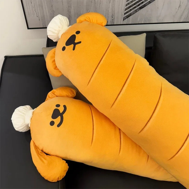 Cute Cartoon Bread Dog Plush Toys Kawaii Long Animal Pillow Stuffed Doll Bed Cushion Room Decor For Kid Birthday Xmas Gifts