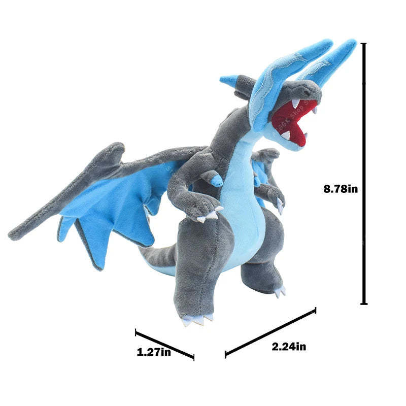 Animal Plush Toys Mega Charizard Stuffed Cotton Plush Dolls 22CM Collection Gifts For Children Toys